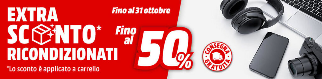 mediaworld extra sconto ricondizionati