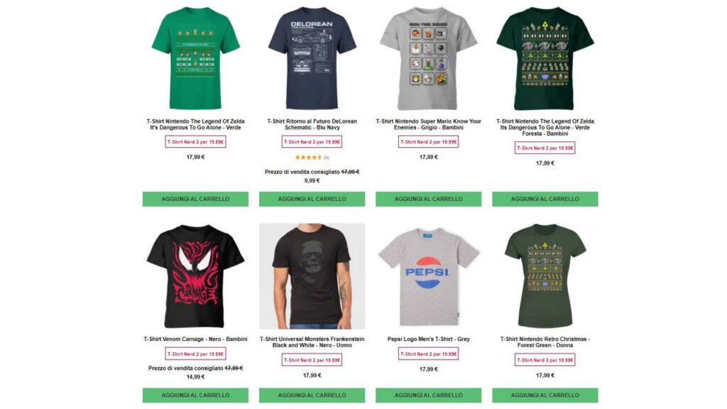 T-Shirt Nerd Zavvi