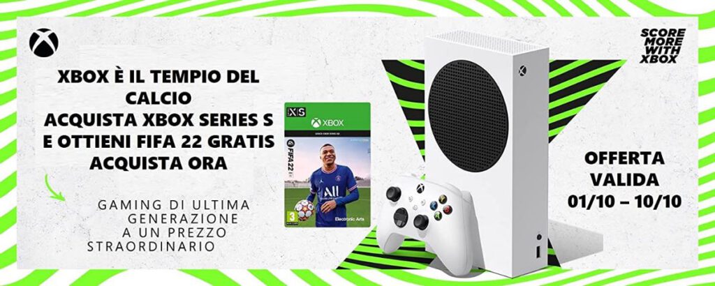 xbox series s bundle fifa 22 offerta 2