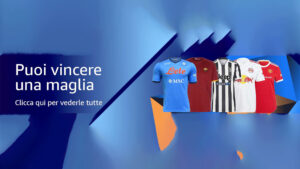 amazon prime concorso vinci maglia squadra calcio 2