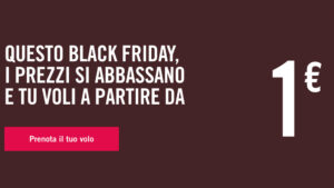 volotea black friday voli 1 euro italia europa