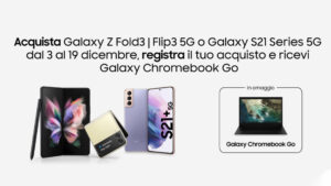 samsung galaxy chromebook go regalo promozione smartphone regolamento