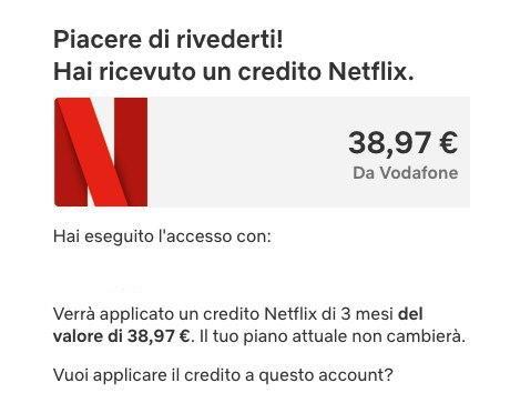 Come avere 3 mesi di Netflix gratis con Vodafone Infinito