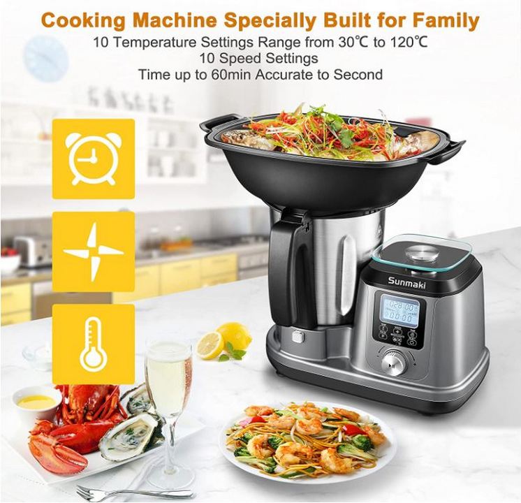 coupon robot da cucina sunmaki 1200w offerta sconto