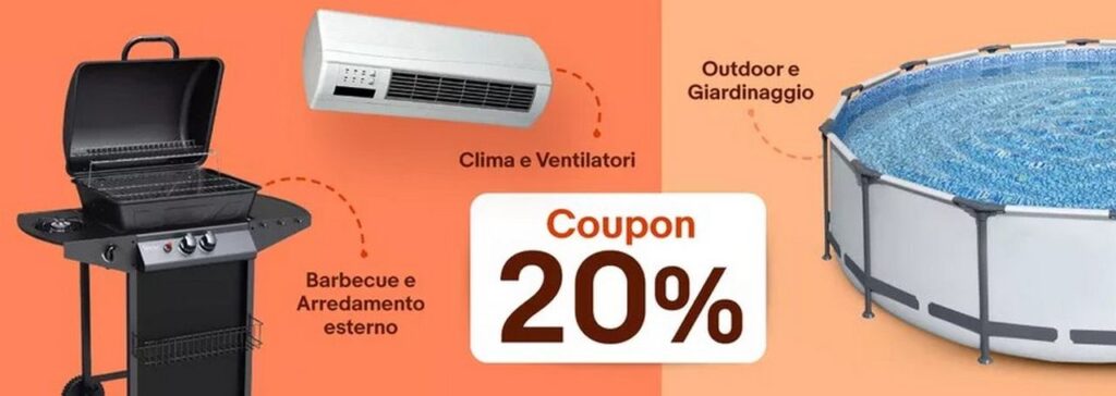 promozione ebay prodotti outdoor offerta aria aperta coupon