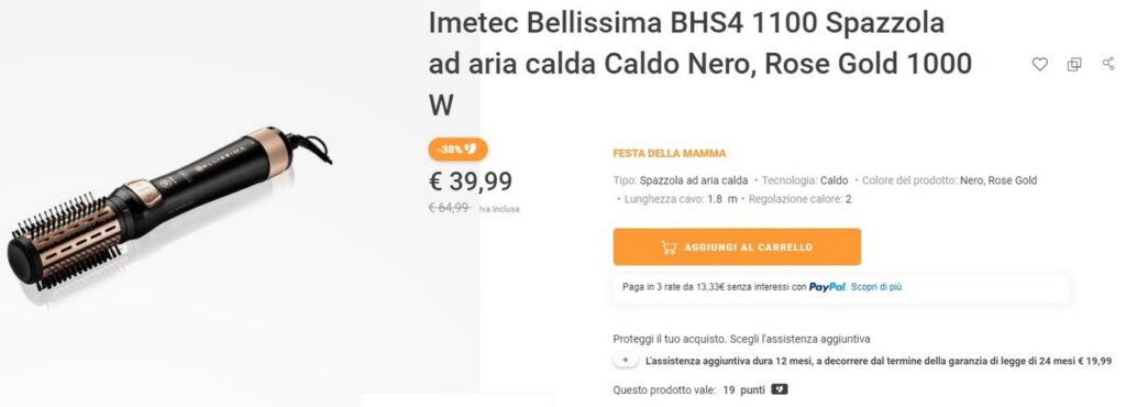 unieuro offerta festa mamma sconti promozione