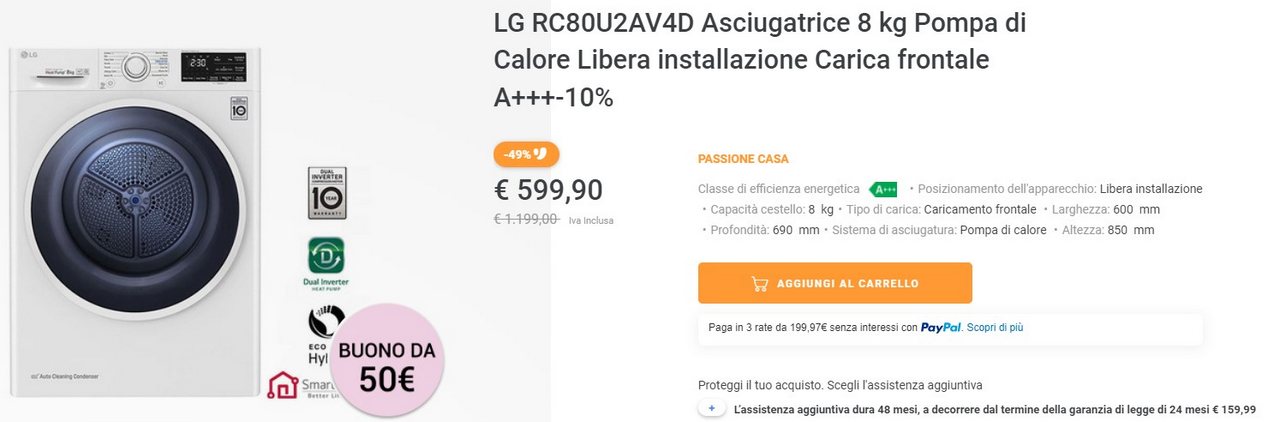 unieuro offerta passione casa buoni sconto elettrodomestici