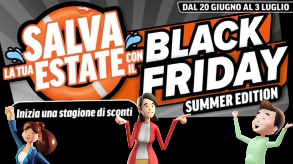 Volantino Expert Black Friday Summer Edition offerte smartphone TV pc Tablet 