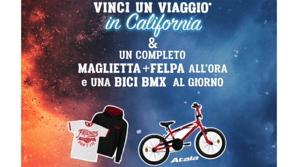 Ringo concorso tema Strager Things viaggio California