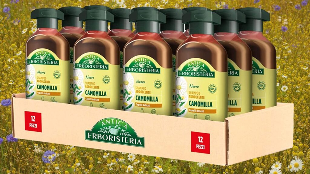 Amazon mega pack shampoo camomilla Antica Erboristeria offerta ottobre 2022