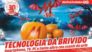 Mediaworld tecnologia da brivido promozione halloween