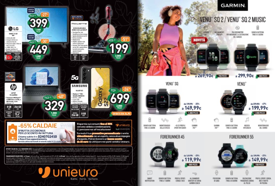 Unieuro volantino Temptation Black Friday