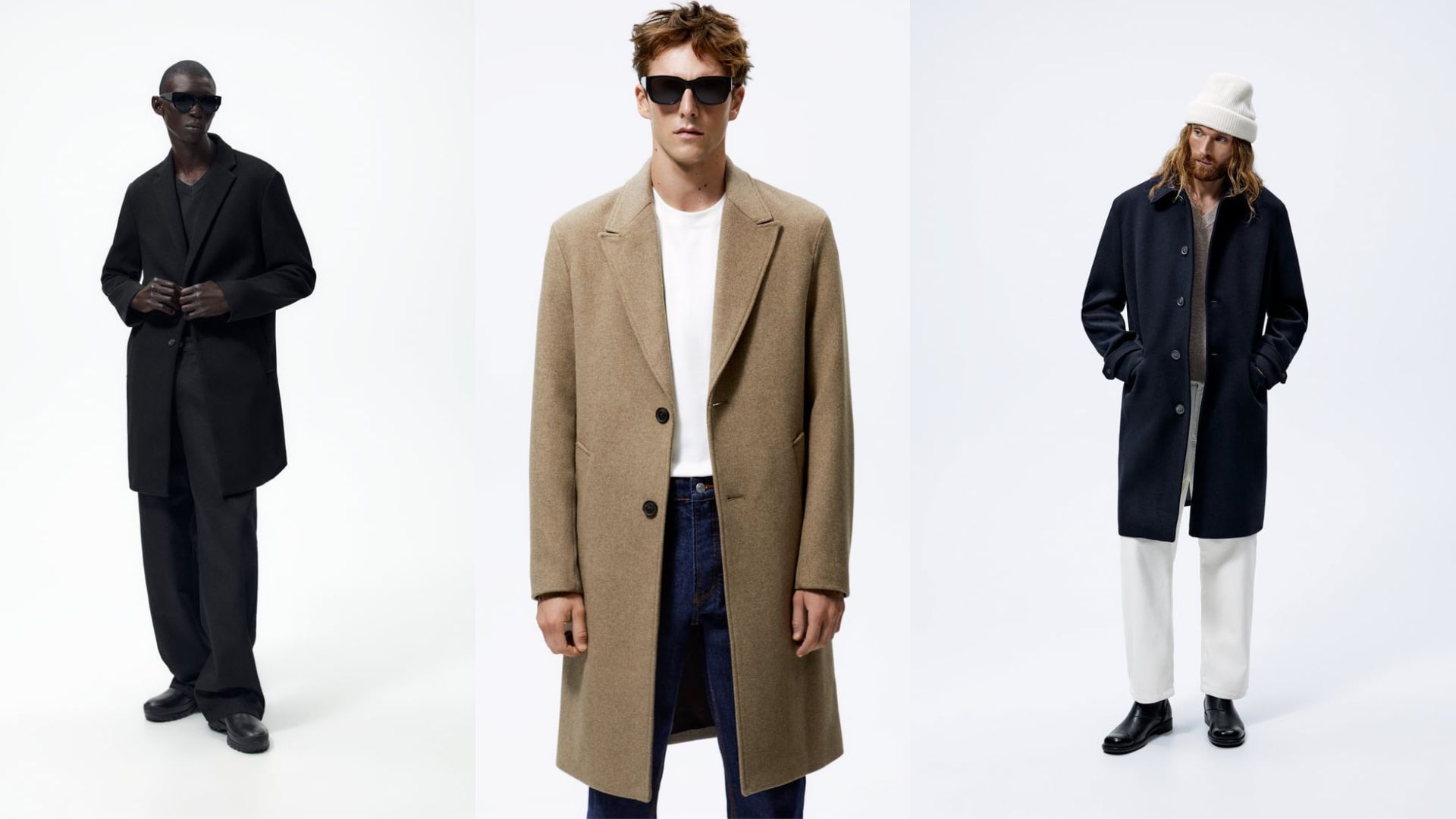Zara nuova collezione cappotti uomo inverno 2022