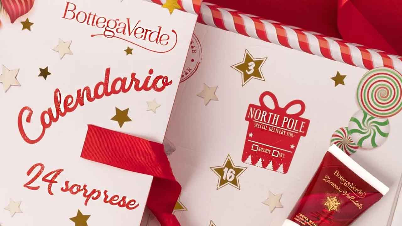 calendario dell avvento bottega verde 2025
