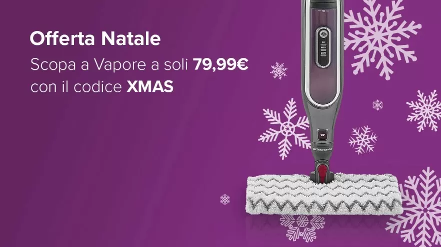 scopa a vapore shark offerta natale