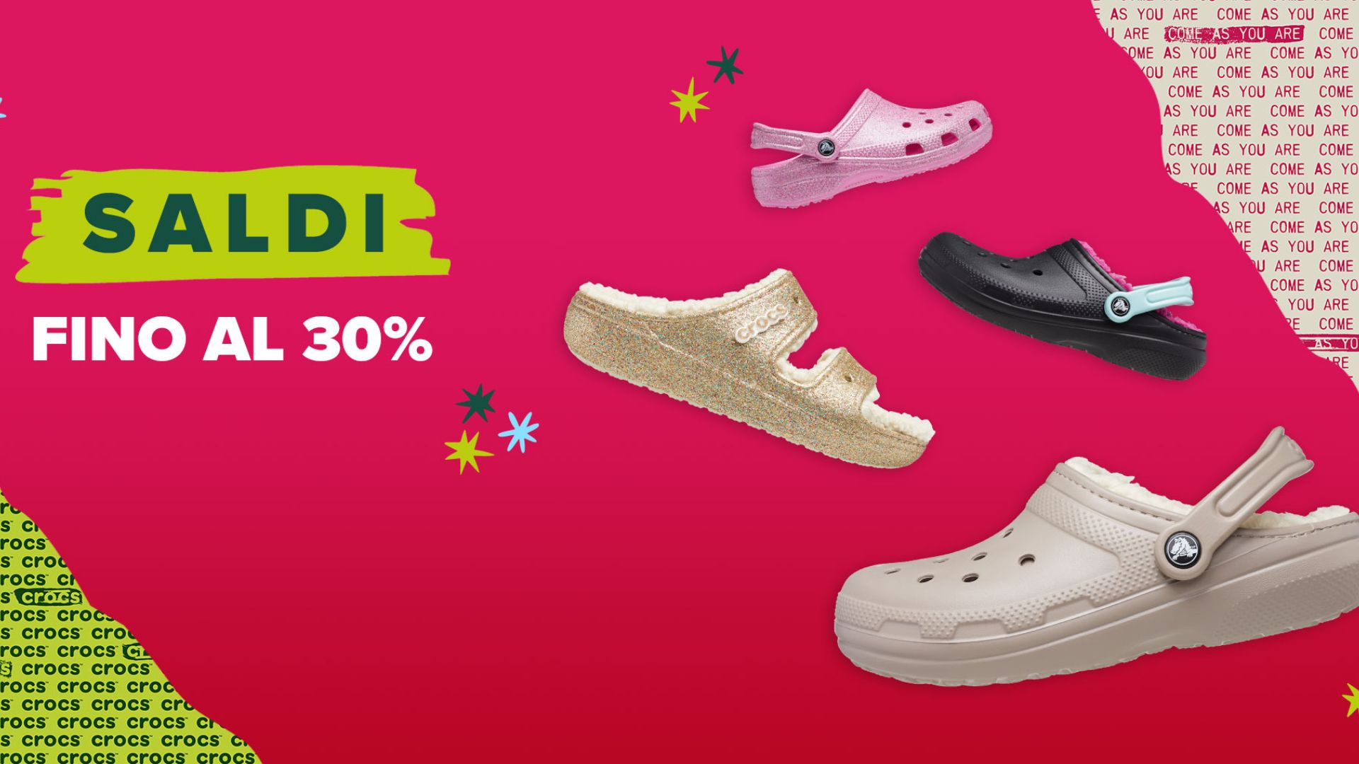 CROCS: sconti fino al -30% su TUTTO il catalogo online! - GizDeals