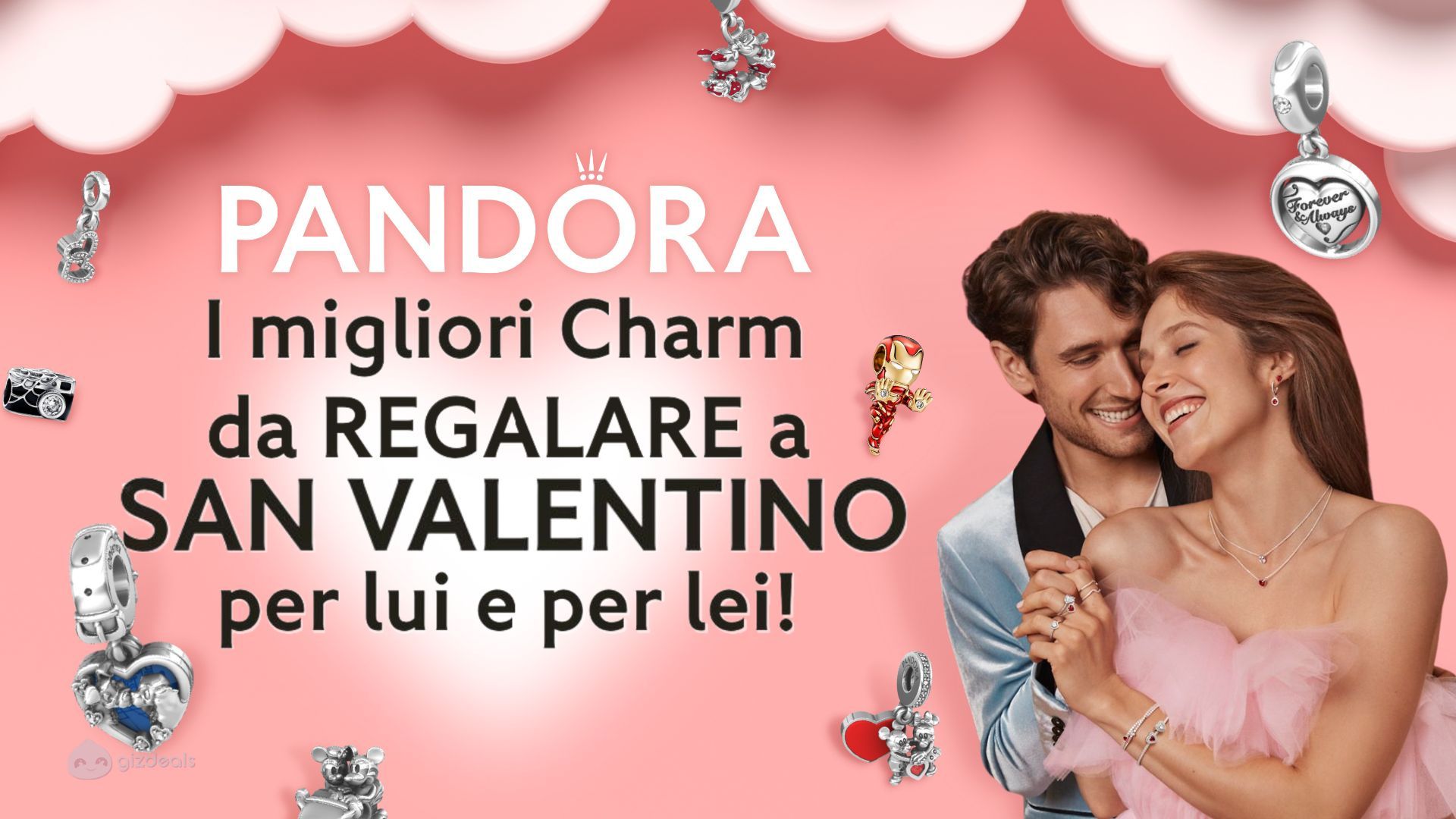 I migliori charm Pandora da regalare a San Valentino per LUI e per LEI -  GizDeals