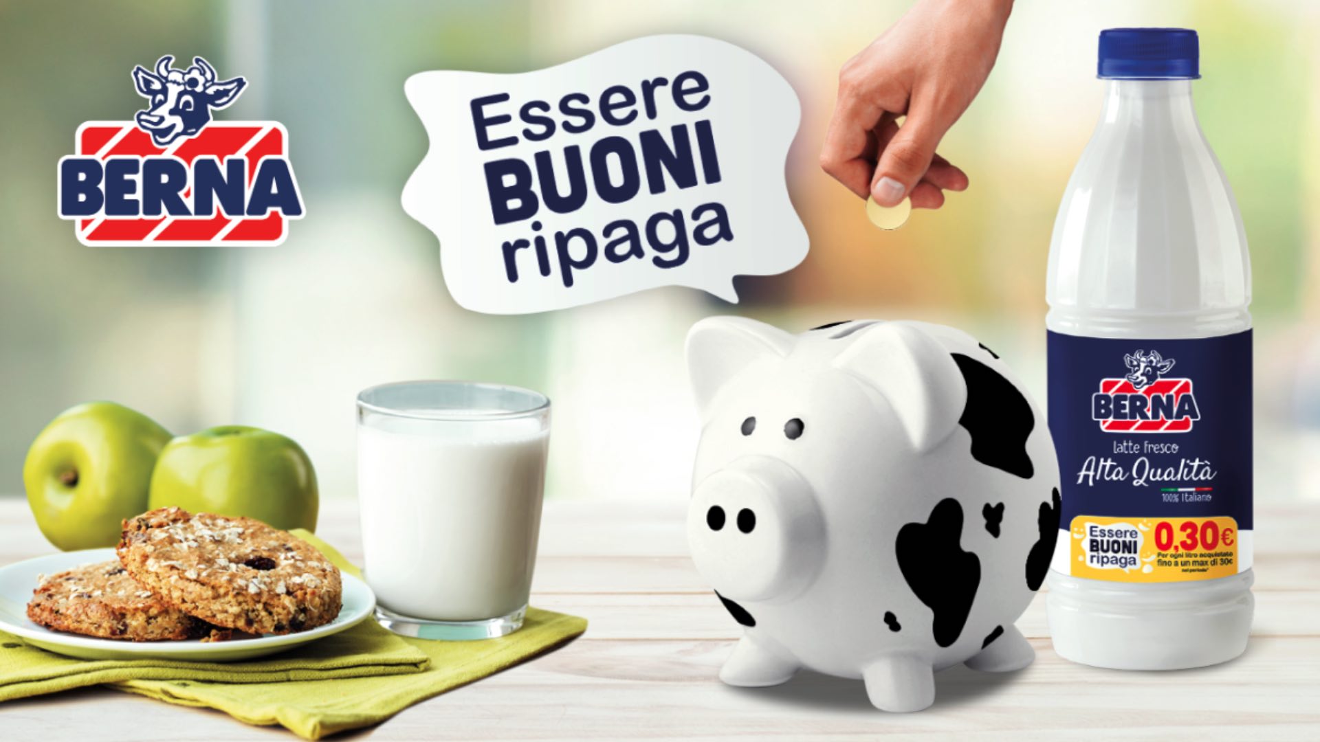 Fino a 30€ di rimborso con il latte Berna: come partecipare alla promo Cashback
