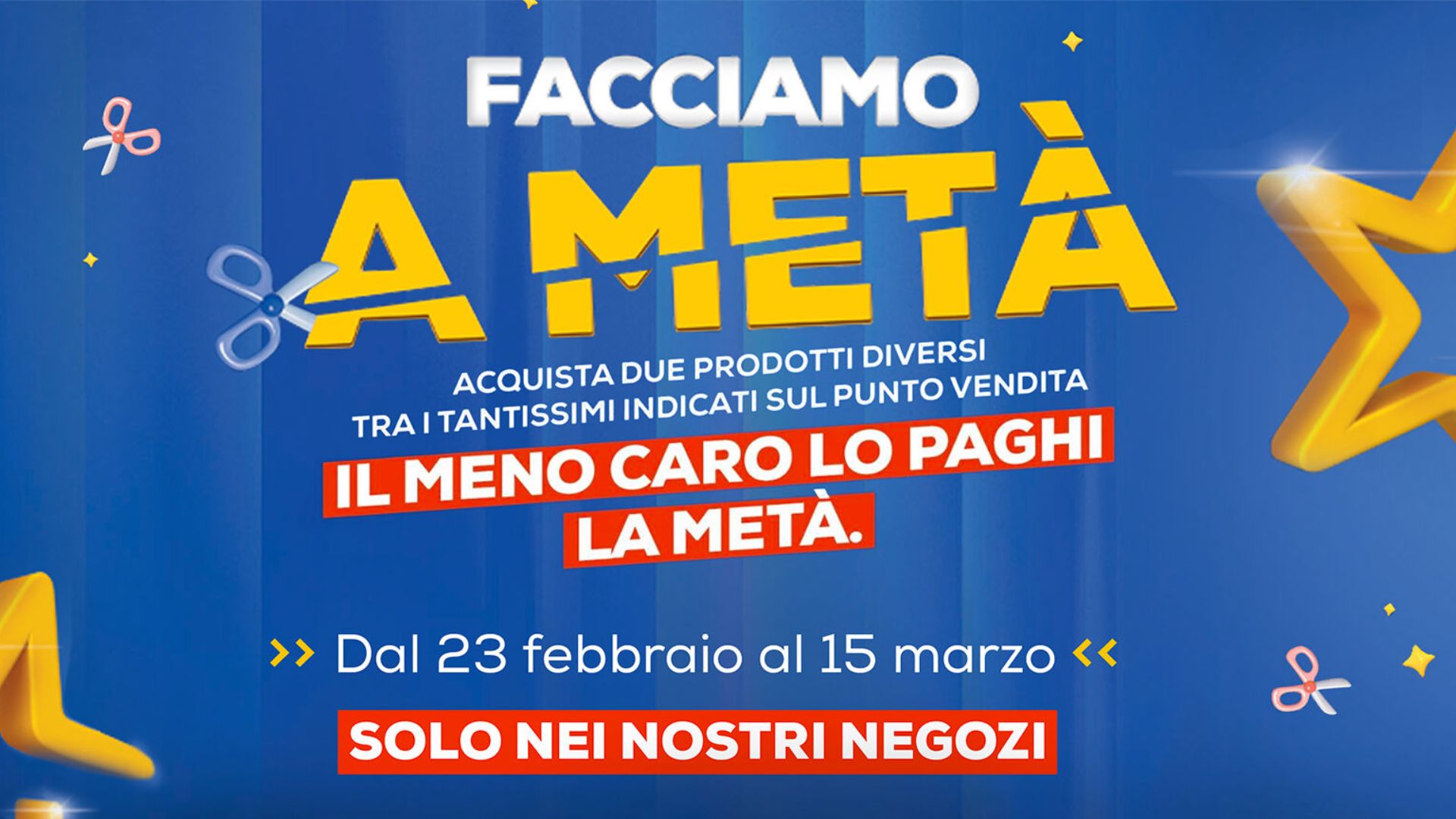 Euronics promo facciamo a metà