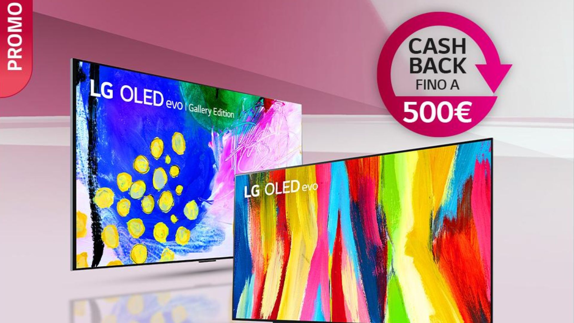 LG cashback TV OLED evo rimborso 500 euro