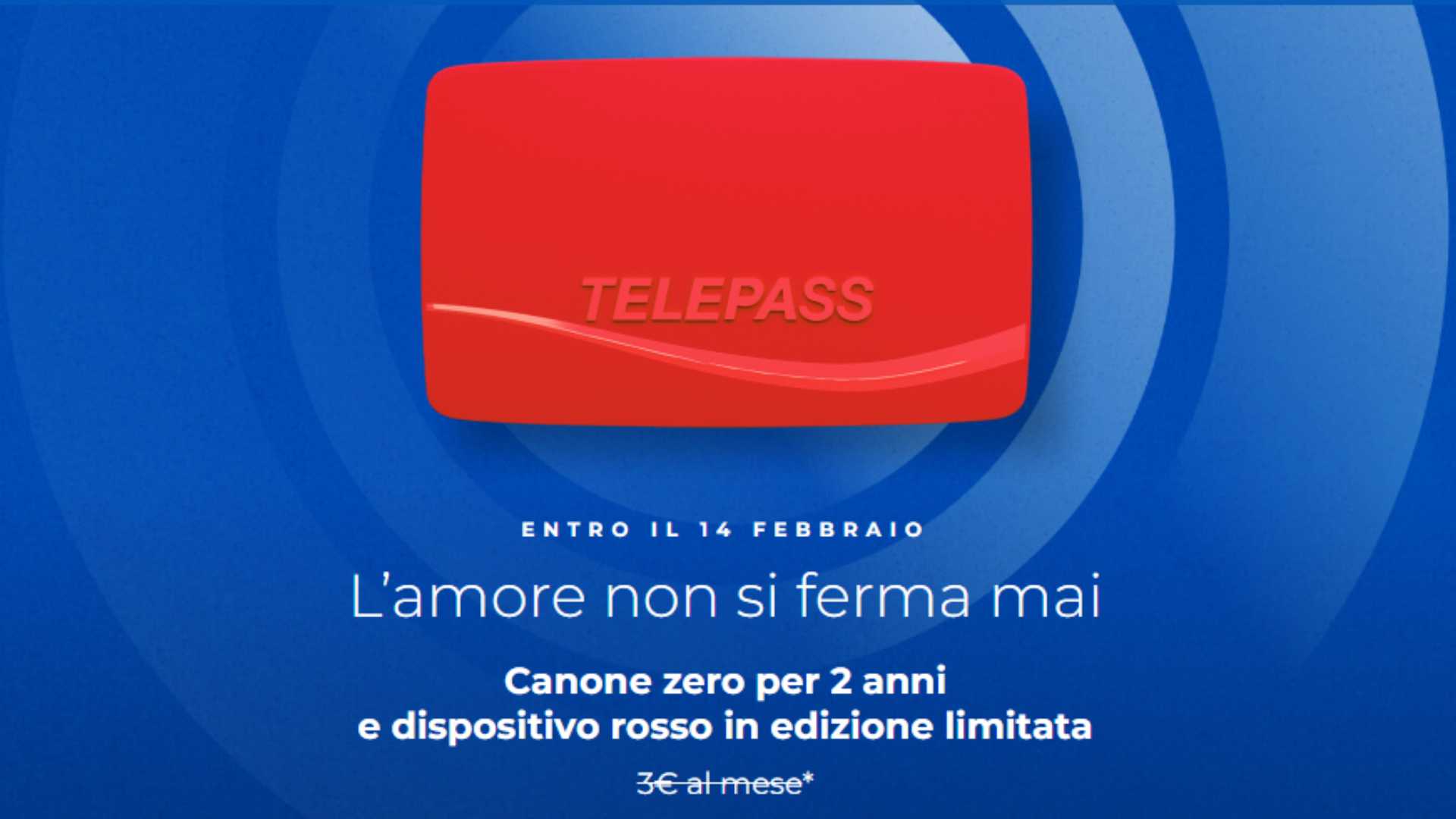 Per San Valentino il Telepass si tinge di rosso in edizione limitata -  GizDeals